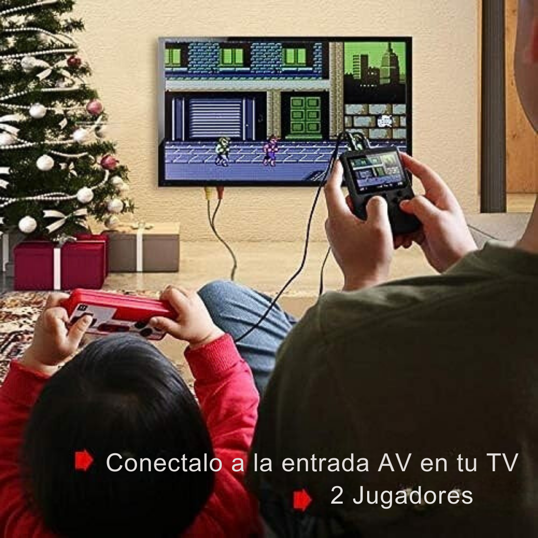 Mini consola de videojuegos retro