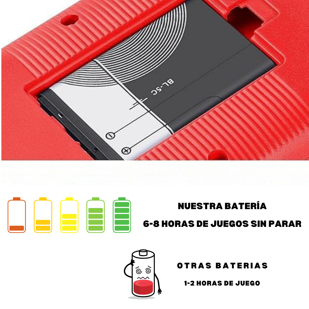 Mini consola de videojuegos retro